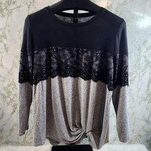 Maurices Layered Lace Top